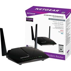 NETGEAR AC1200 (8x4) WiFi DOCSIS 3.0 Cable Modem Router, model C6220 New in Box
